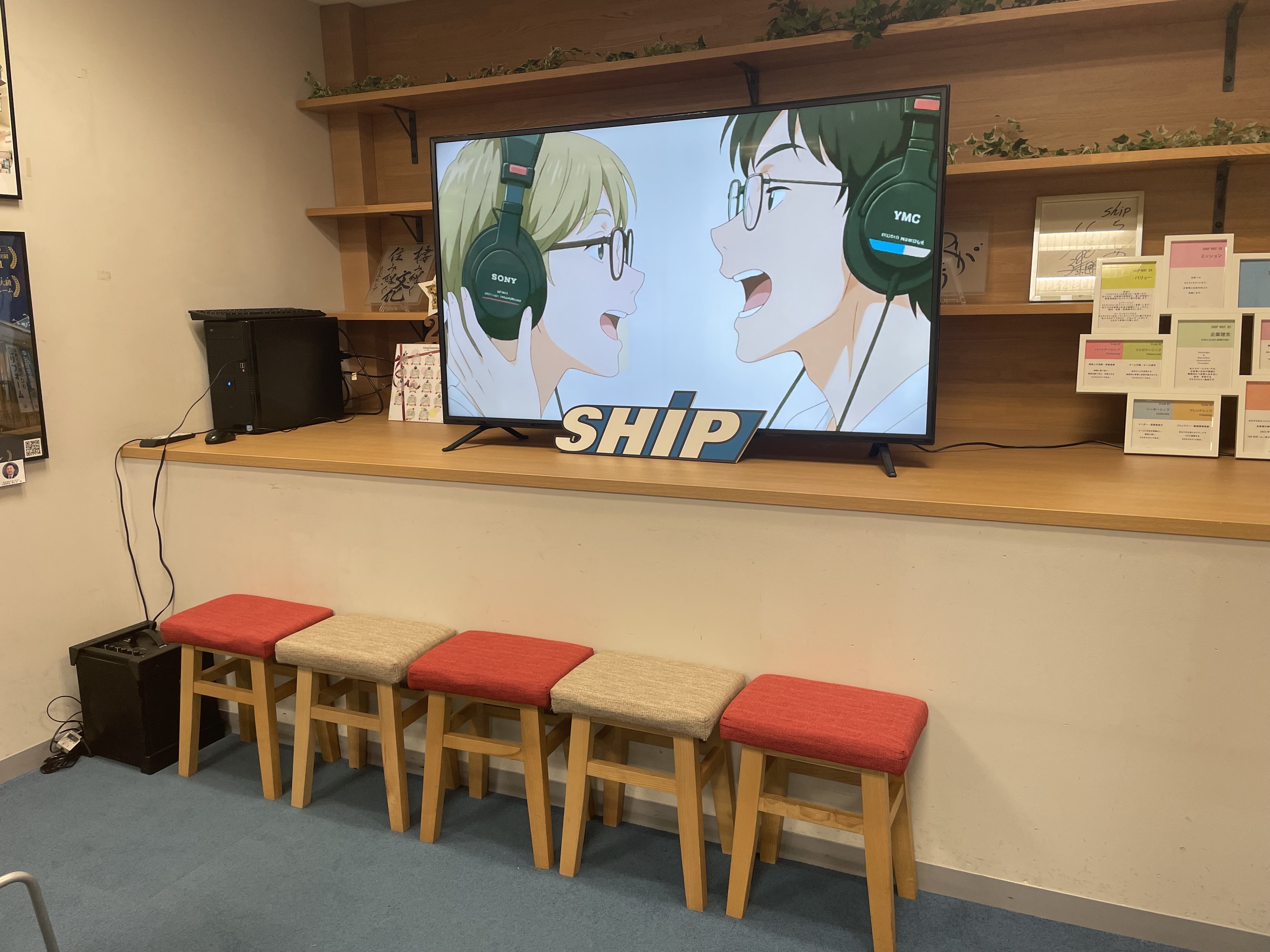 AIが生成したアニメ風の社歌ムービーのイメージ